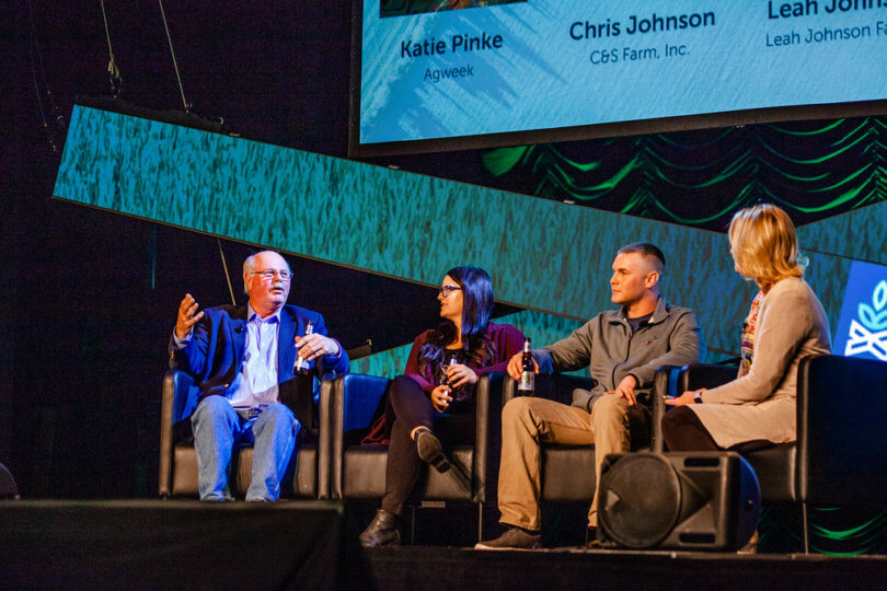 a panel discussion at Emerging Prairie event